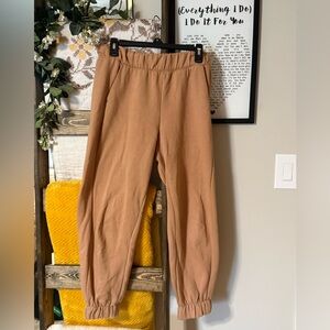 a new day Tan Elastic Waist Pants